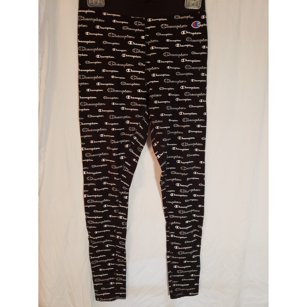 Women's Champion Athletic Black Signature Leggings Size M